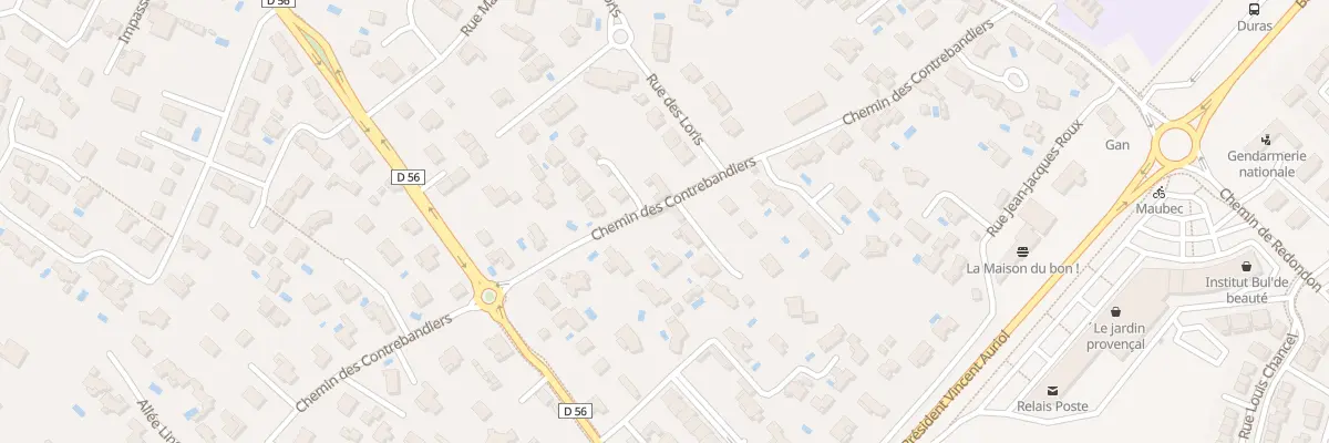 Plan du 95 Che des Contrebandiers à Montélimar