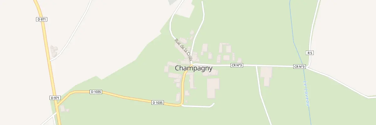 Plan du 5006 Le Village à Champagny