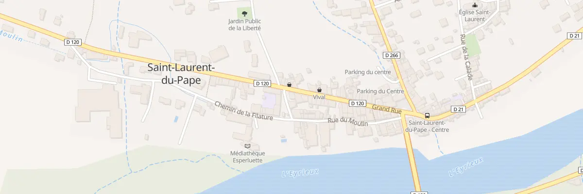 Plan du 185 Gr Grand Rue à Saint-Laurent-du-Pape