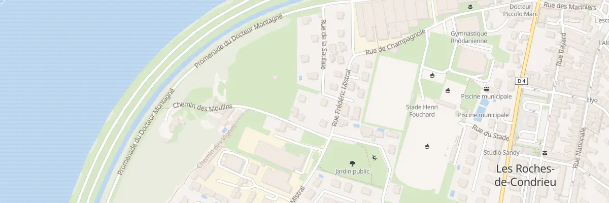 Plan du 1 Rue de la Saulaie aux Roches-de-Condrieu