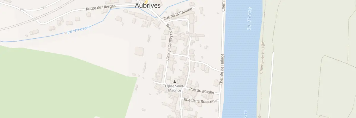 Plan du 15 Rue du Mal Foch à Aubrives