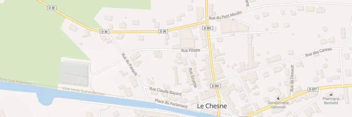 Plan du 17 Rue Gruette à Bairon et ses environs