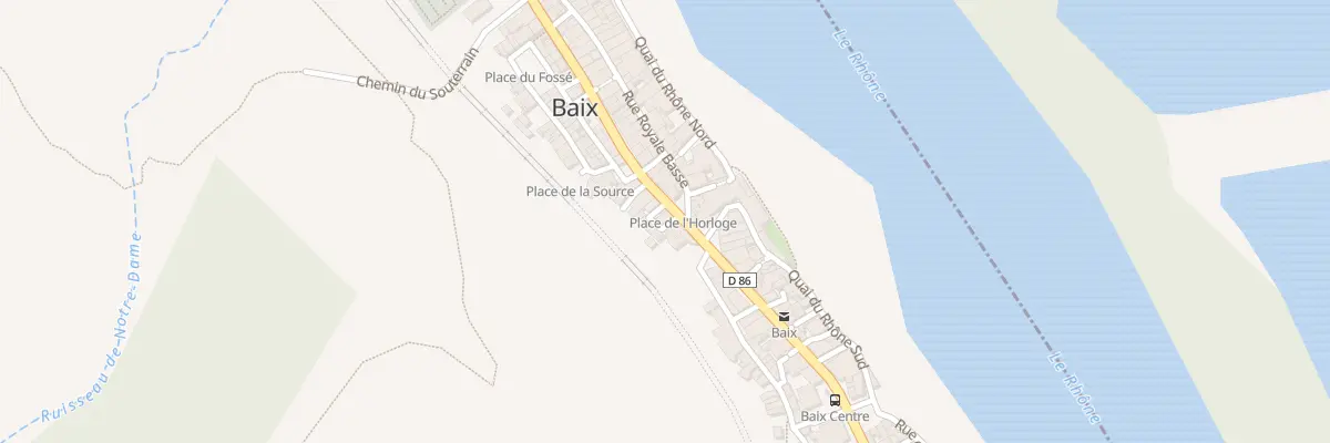Plan du 5154 Baix à Baix