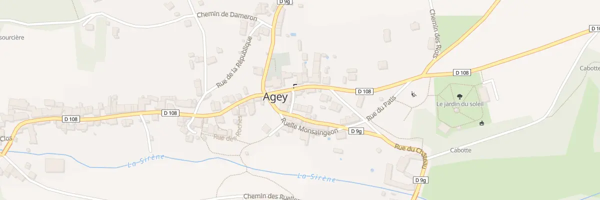 Plan du 9 Rue de la Croix de Molphey à Agey