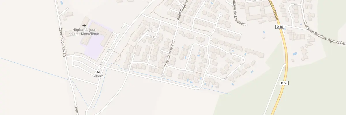 Plan du 9 Rue Simone Veil à Montélimar