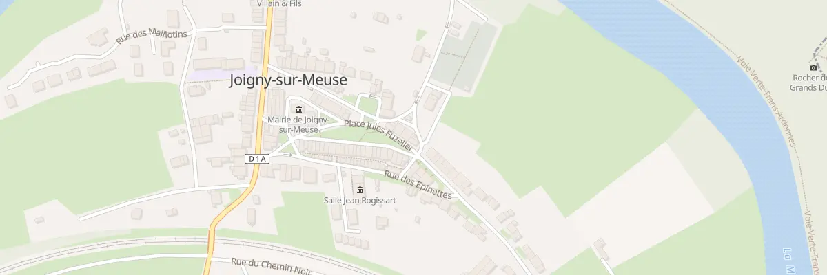Plan du 7 Rue de la Gare à Joigny-sur-Meuse