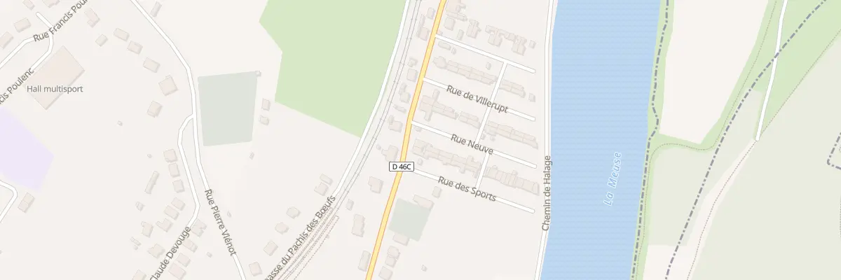 Plan du 28 Rue du Général Sarrail à Aubrives