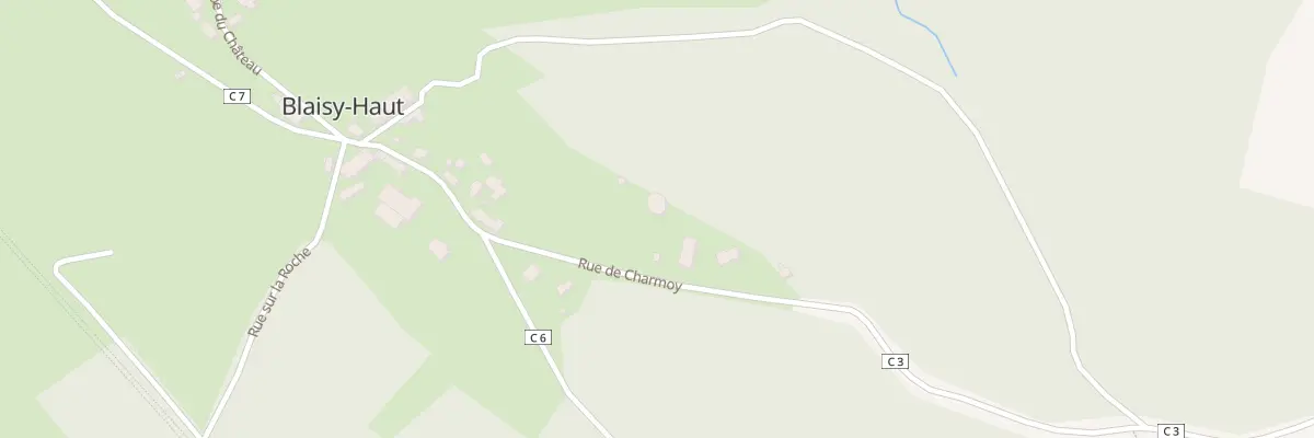 Plan du 13 Rue de Charmoy à Blaisy-Haut