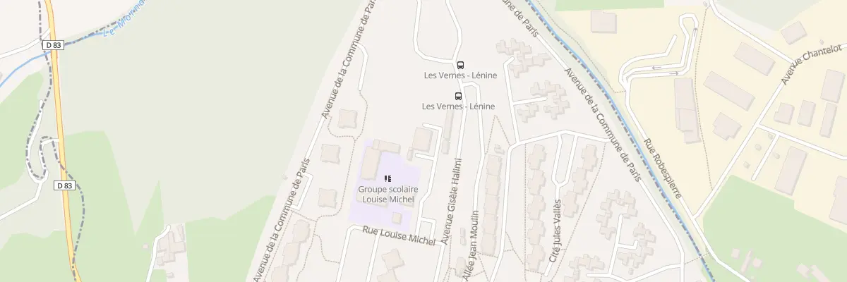 Plan du 2 Rue Gisèle Halimi à Givors