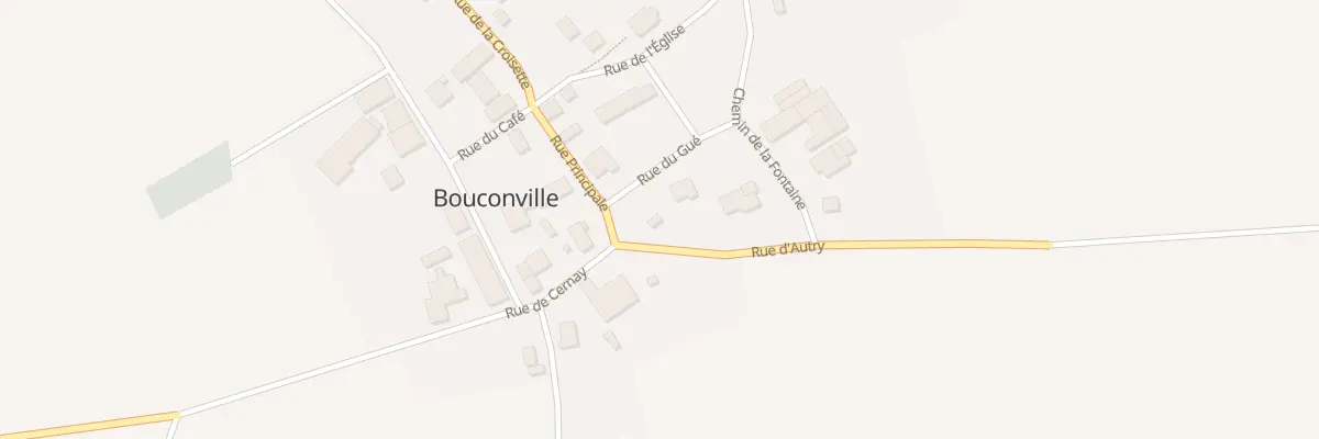 Plan du 2 Rue du Gue à Bouconville