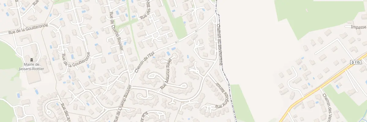 Plan du 234 Rue Maurice Ravel à Jassans-Riottier