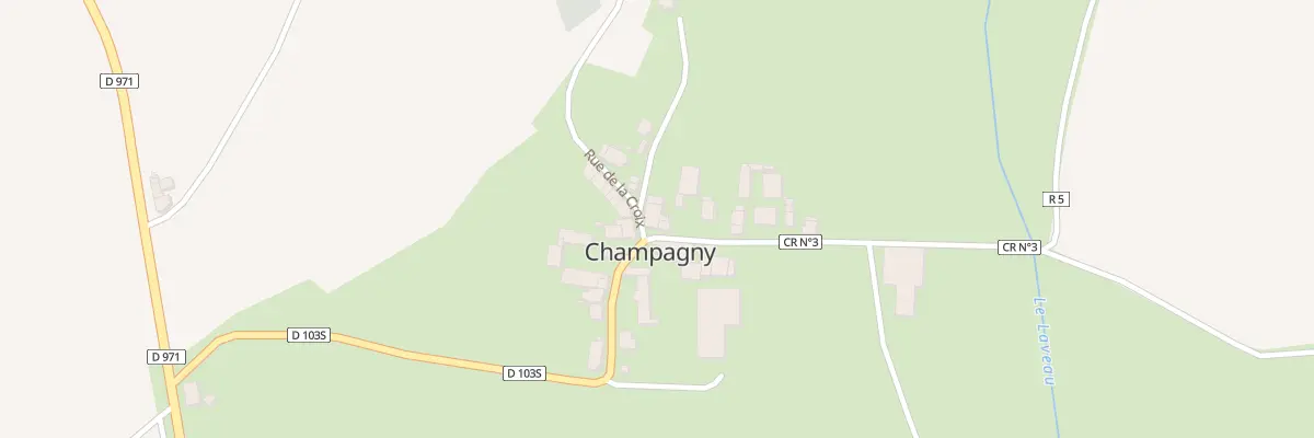 Plan du 5015 Le Village à Champagny