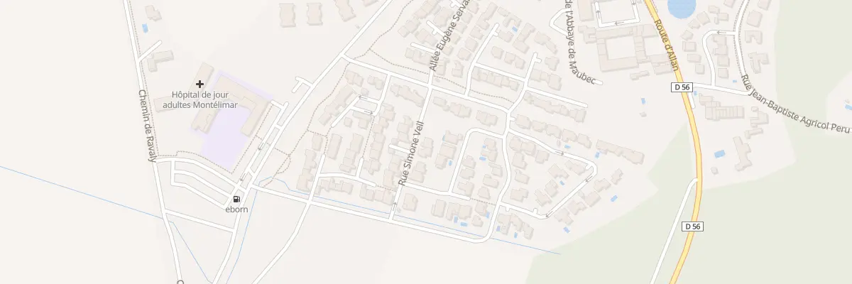 Plan du 5 Rue Simone Veil à Montélimar