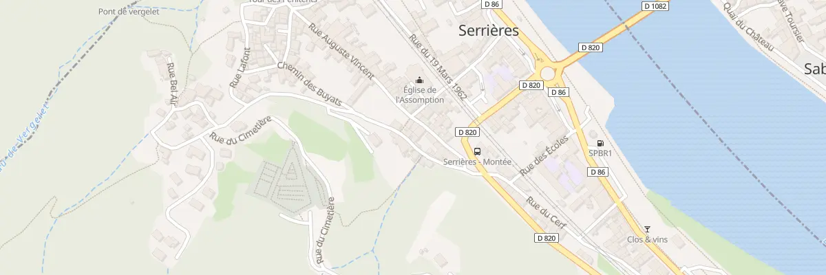 Plan du 69 Rue Auguste Vincent à Serrières