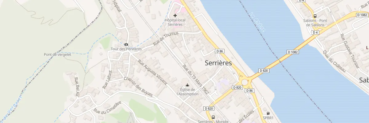 Plan du 5459 Le Village à Serrières
