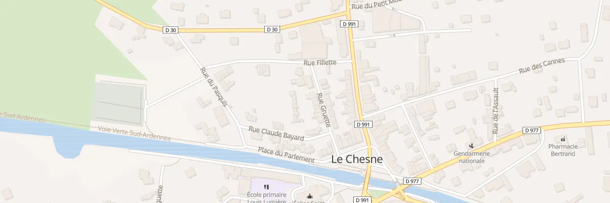 Plan du 11 Rue Gruette à Bairon et ses environs