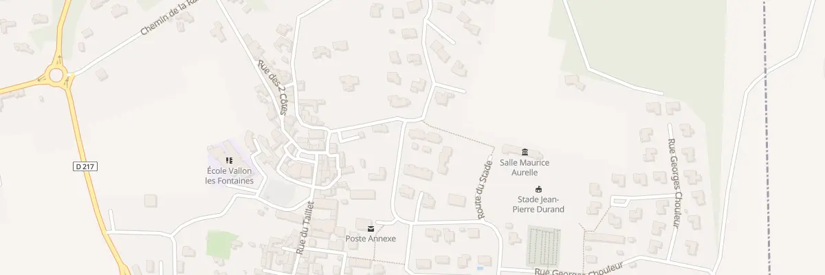 Plan du 32 Rue des Ecoles aux Granges-Gontardes