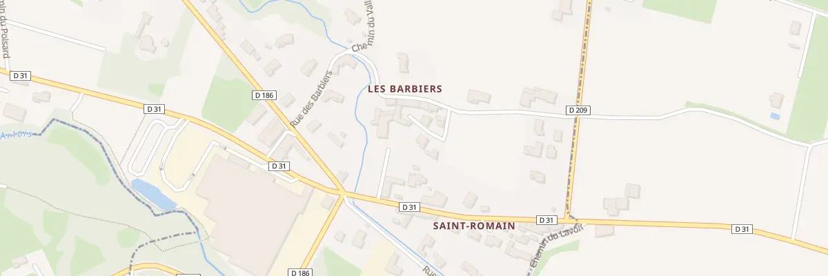 Plan du 33 Imp des Barbiers à Chânes