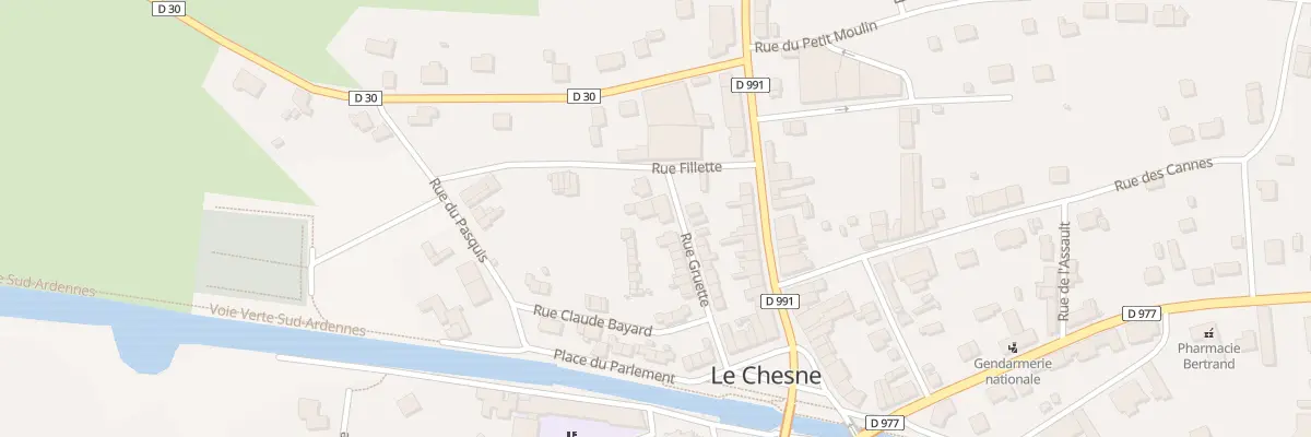 Plan du 15 Rue Gruette à Bairon et ses environs