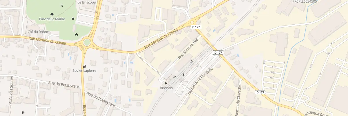 Plan du 21 Rue Général de Gaulle à Brignais