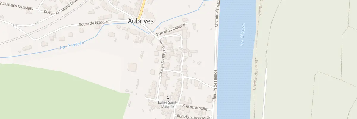 Plan du 1 Rue des Orfèvres à Aubrives