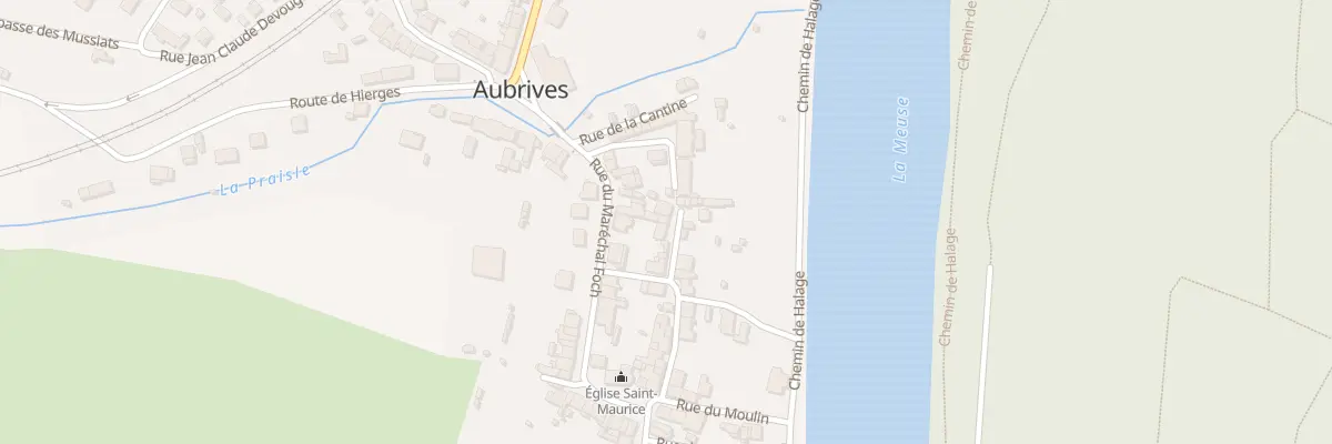 Plan du 3 Rue des Orfèvres à Aubrives