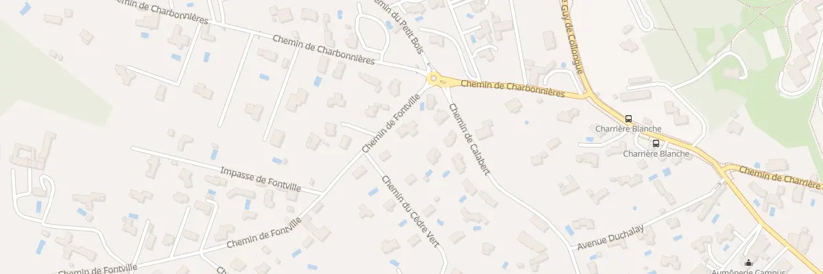 Plan du 5 Che de Fontville à Écully