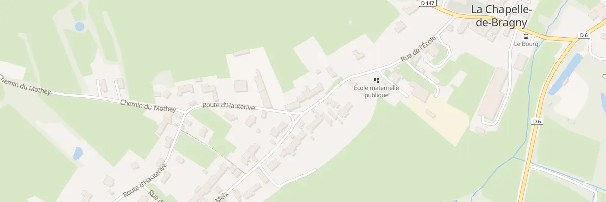Plan du 16 Rue de l’Ecole à La Chapelle-de-Bragny