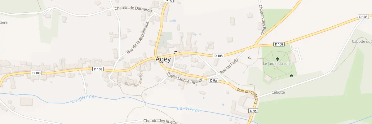 Plan du 7 Rue de la Croix de Molphey à Agey