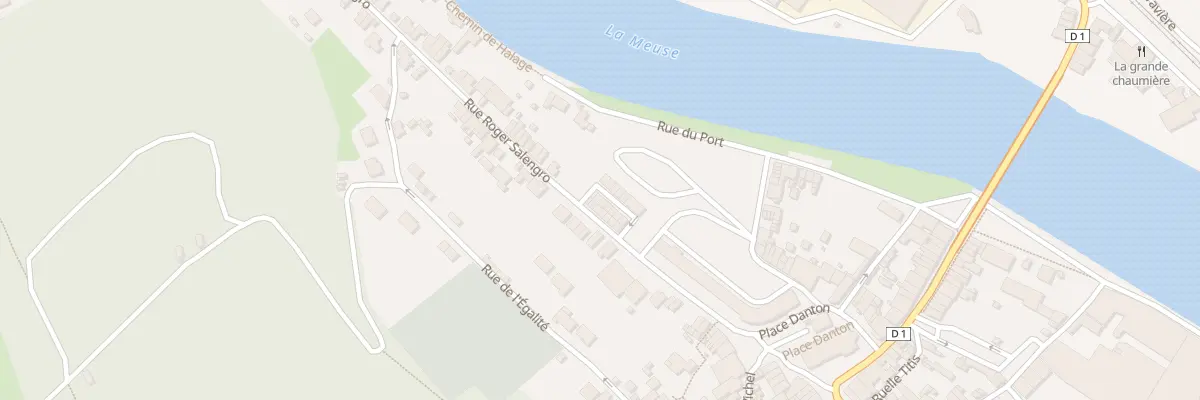 Plan du 24B Rue Roger Salengro à Bogny-sur-Meuse