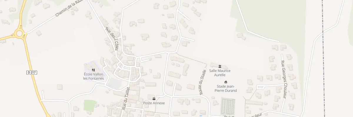 Plan du 30 Rue des Ecoles aux Granges-Gontardes