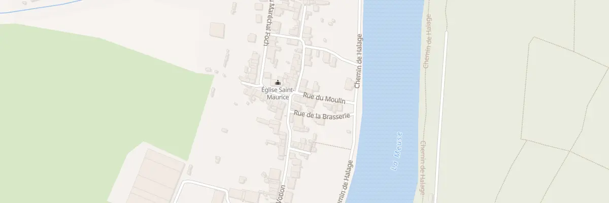 Plan du 2 Rue du Moulin à Aubrives
