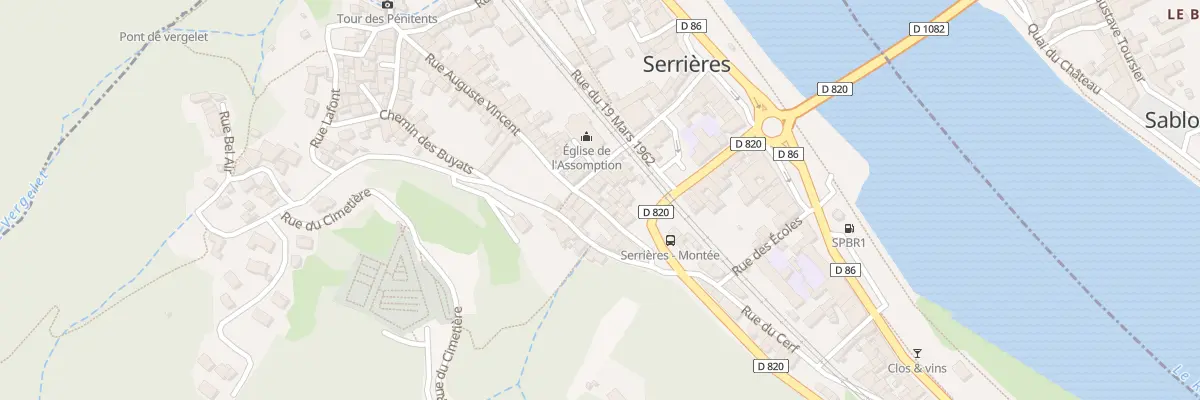Plan du 60 Rue Auguste Vincent à Serrières