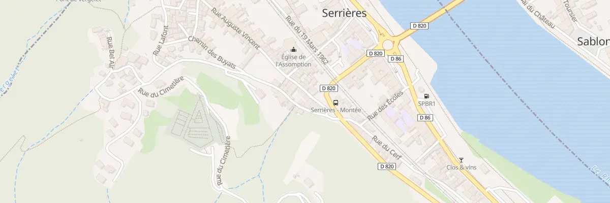 Plan du 31 Rue Auguste Vincent à Serrières