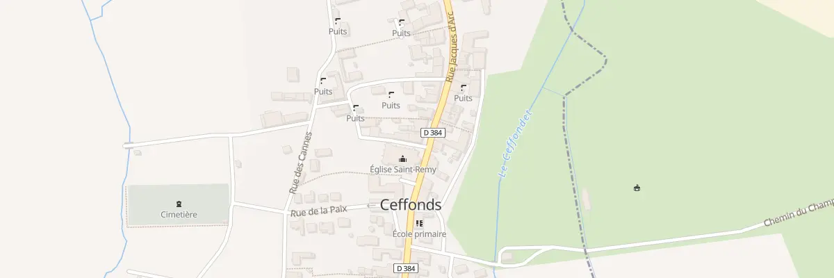 Plan du 36 Rue Jacques d’Arc à Ceffonds