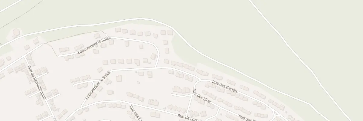 Plan du 3 Rue des Genêts à Nouzonville