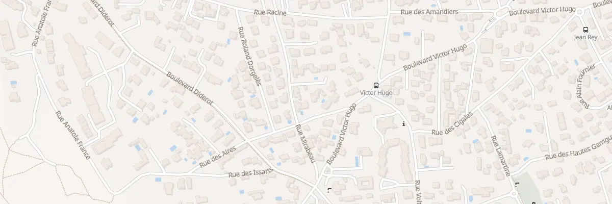 Plan du 8 Rue Jean Jacques Rousseau aux Angles
