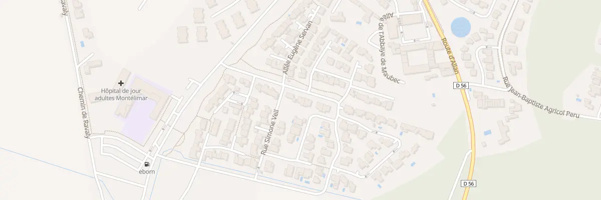 Plan du 18 Rue François Boissy d’Anglas à Montélimar
