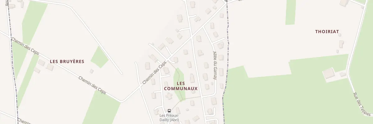 Plan du 5189 Les Communaux à Chânes