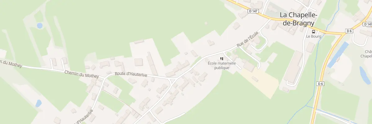Plan du 12 Rue de l’Ecole à La Chapelle-de-Bragny