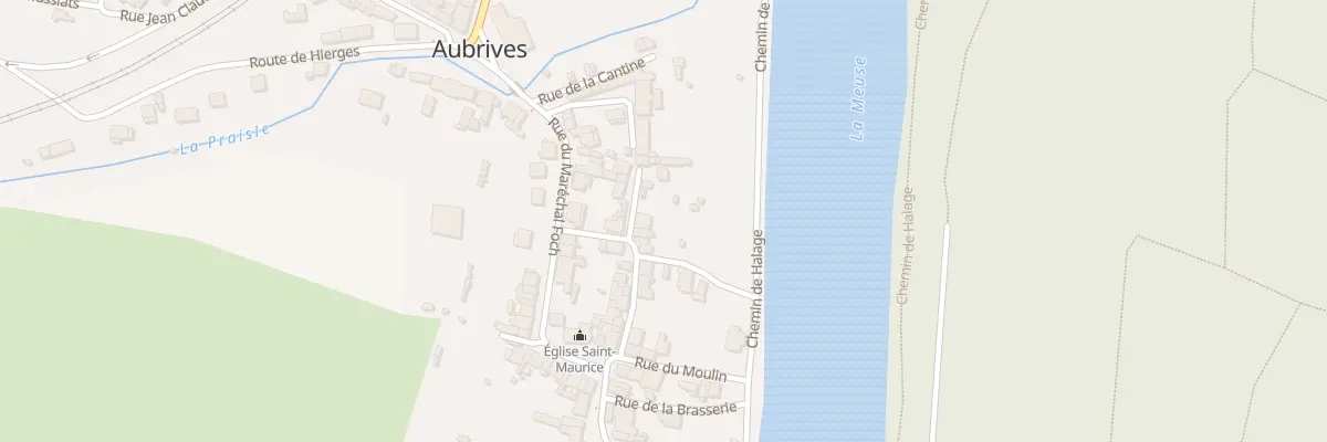 Plan du 4 Rue des Orfèvres à Aubrives