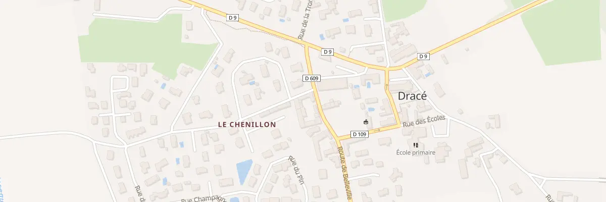 Plan du 94 Rte de Belleville à Dracé