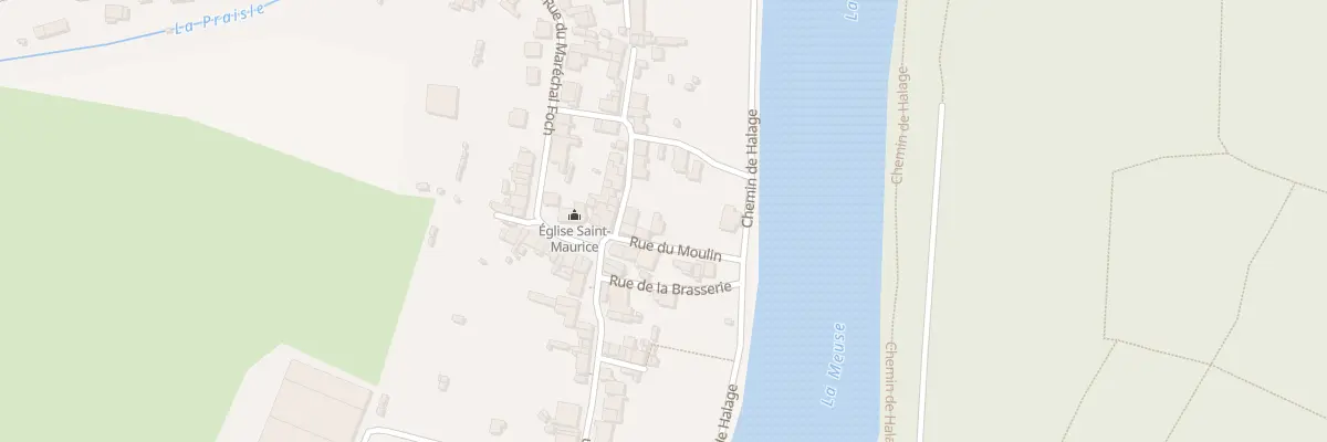 Plan du 5 Rue du Moulin à Aubrives