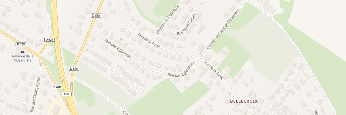 Plan du 22 Rue de la Forêt à Chagny