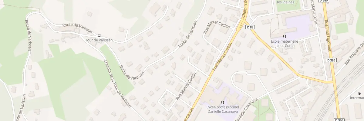 Plan du 24B Rue Marcel Cachin à Givors