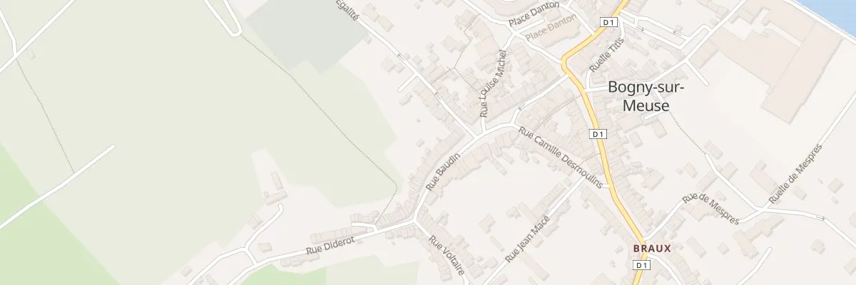 Plan du 24 Rue Baudin à Bogny-sur-Meuse
