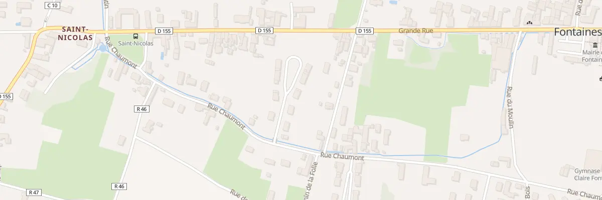 Plan du 6 All du Clos Chaumont à Fontaines