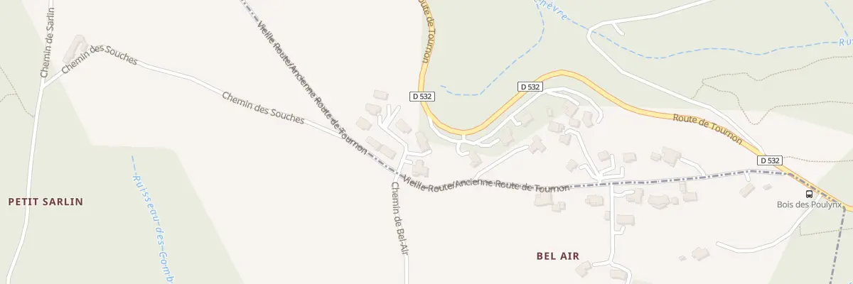 Plan du 460B Vte Vieille Route à Lemps