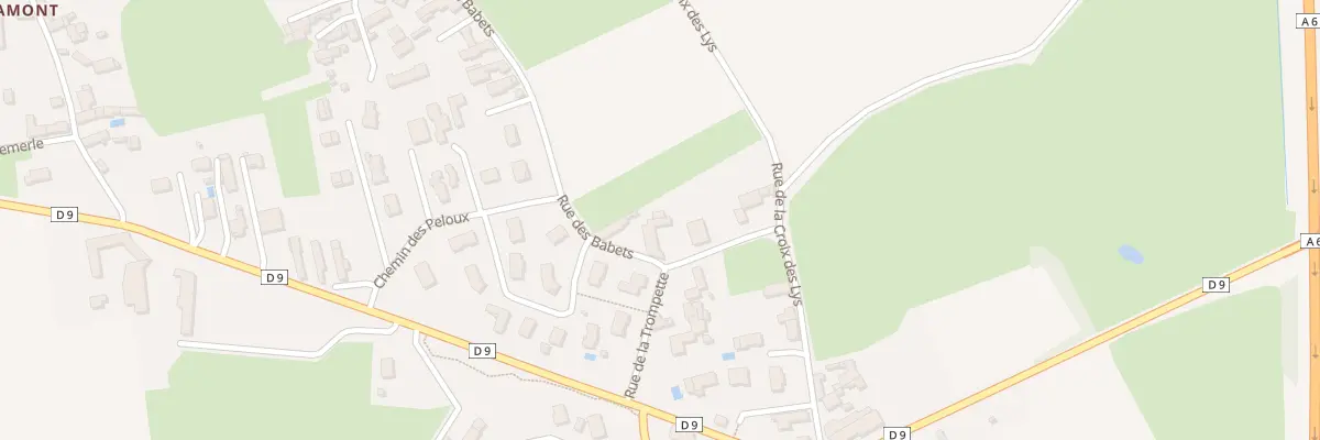 Plan du 88 Rue des Babets à Dracé