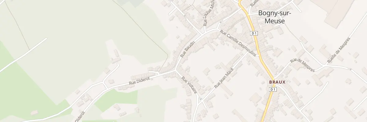 Plan du 35 Rue Baudin à Bogny-sur-Meuse